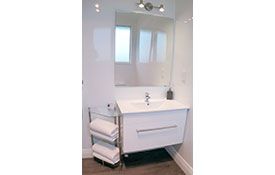2-bedroom unit bathroom sink